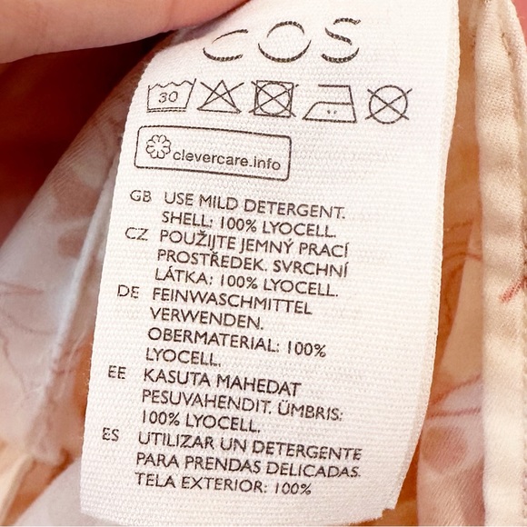 COS Orange Tailored Wrap Dress EUR 32 XS - Picture 11 of 13